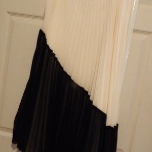 Pretty Banana Republic Black/White Pleated Skirt, Sz. 8